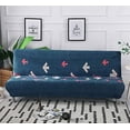 thumbnail image 2 of CHOK 2024 Futon Slipcover Armless Sofa Cover Stretch Sofa Bed Slipcover Protector Elastic, 2 of 2