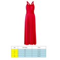 thumbnail image 2 of Robe Longue Convertible pour Femmes à Bandage, Enveloppante Multi-Positions, Robe Bandage Multi-Positions, Robe Longue de Demoiselle d'Honneur, 2 of 3