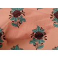 thumbnail image 4 of oneOone Cotton Poplin Fabric Leaves & Floral Block Print Fabric By Yard 56 Inch Wide, 4 of 4