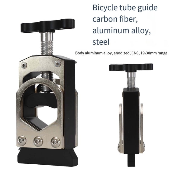 Aluminum Alloy Tube Cutting Guide For Bicycle Front Fork Stem Shortening Carbon Fiber Aluminum Steel 19-38mm Bicycle Repair Tool