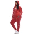 thumbnail image 3 of White Mark Women's 2 Piece Velour Tracksuit Set, 3 of 6