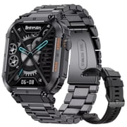 TUTT Military Smart Watch for Men | 3ATM Waterproof 1.96" Display,  Health & Fitness Tracker iOS/Android, | B8