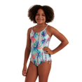 thumbnail image 1 of Justice Girls' Open Back One Piece Swimsuit, 1 of 3