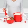 thumbnail image 4 of Sistema Microwave Rice Cooker (2.6L) & Round Microwave Food Container (915ml) Set, Food Containers with Steam-Release Vents, BPA-Free, 2 Count, 4 of 6