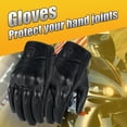 thumbnail image 2 of Labymos Genuine Leather Gloves Motorcycle GP Glove Touch Screen for Men Motocross Cycling Racing L, 2 of 7