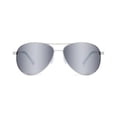 thumbnail image 3 of George Men's Silver Aviator Sunglasses, 3 of 3