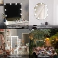 thumbnail image 4 of LED Makeup Mirror Light Full Backlit Mirror USB Table Mirror with Light 6 10 14Bulbs Lights ,Widely Use, 4 of 6