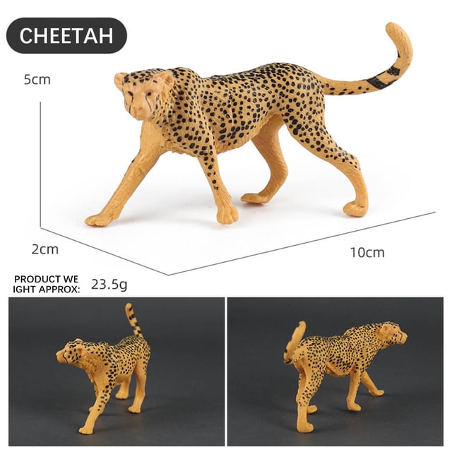 Vaidha Children's Simulation Wildanimals Toy Set Decoration 12 Choices Model