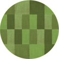 thumbnail image 1 of Ahgly Tapis d'Intérieur Lavable en Machine Rond Vert Algue, 6 Pieds Rond, 1 of 7