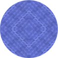 thumbnail image 1 of Ahgly Tapis d'Intérieur Lavable en Machine Carré Transitionnel Bleu Ciel, 3 Pieds Carré, 1 of 7