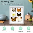 thumbnail image 2 of DEBGFS 8x10 inch Shadow Box Frame with Linen Back - Sturdy Rustic Memory Display Case of Flower Pictures Medals and More Tempered Glass,white,8" x 10", 2 of 8