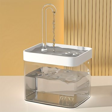 Cat Water Fountain, Pet Water Fountain With Faucet Design For Indoor Cats, Automatic