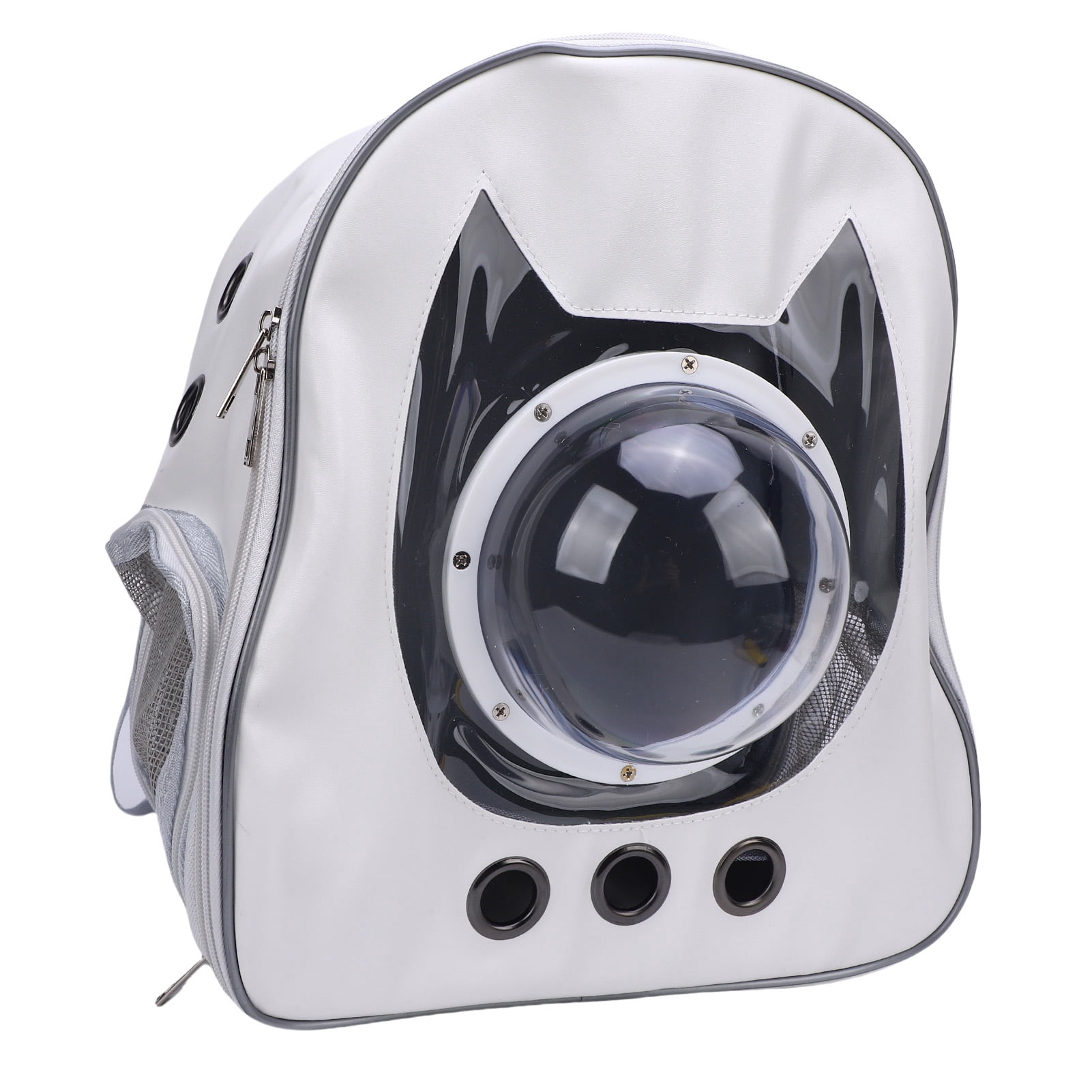 Fat Cat Backpack Carrier, Large Space Transparent Window Cat Travel Backpack Carrier Breathable Pet Travel Carrier Travel Carrier Backpack for Outdoor Camping HikingAirline