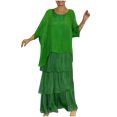 thumbnail image 2 of Jusqu'à 65 % de Réduction! Robes de Mode d'Été pour Femmes 2024 Grande Taille Manches Courtes Col Rond Décontracté Imprimé, 2 of 6