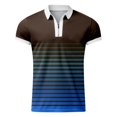 thumbnail image 2 of BOBOGOJP Polo pour Hommes Manches Courtes en Coton Classique Col Golf (Bleu,TTG), 2 of 5