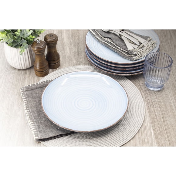 Hometrends Ensemble de 6 assiettes à dîner Sophia