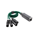 thumbnail image 2 of 1Pair 4-Channel 3-Pin XLR to RJ45 Ethernet Network DMX Signal Extender, 2 of 8