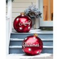 thumbnail image 4 of 60cm Large New Year Gift PVC Inflatable Toys Christmas Balls Made PVC Giant No Light Large Balls Tree Decorations Outdoor Toy Ba, 4 of 5