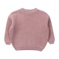 thumbnail image 2 of Faithtur Toddler Baby Fall Winter Sweaters, Long Sleeve Knitted Pullover Clothes, 2 of 9