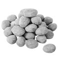 thumbnail image 1 of VEVOR 2-3 Inch 30 Pcs Ceramic Fire Pebble Stones Lava Rocks Reusable, 1 of 9