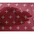 thumbnail image 4 of oneOone Viscose Chiffon Fabric Plus Sign Kasuri Print Fabric By The Yard 42 Inch Wide, 4 of 4