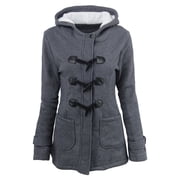 Winter Coat Women Women Puffer Jacket Plus Size Winter Warm Coats Full Zip Sherpa Parka Thick Padded Outerwear with Hooded Overcoat Women Winter Jackets