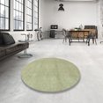 thumbnail image 3 of Ahgly Company Tapis d'Intérieur Carrés Abstraits Vert Olive, Tapis de Zone Abstraits, 3 Pieds Carré, 3 of 6
