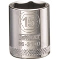 thumbnail image 1 of Stanley Tools 227742 15mm 6 Point Socket - 0.37 in. Drive, 1 of 1