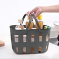 thumbnail image 1 of Plastic Handheld Bath Basket, 28x19cm Storage Basket for Bathroom Washing, 1 of 5