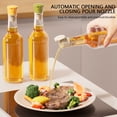 thumbnail image 5 of Olive Oil Bottle Pourer Spout - Auto Flip. Soft Rubber Stopper, Arc Design. Leak - proof, 75° On/Off Angle. ABS Material, 5 of 5