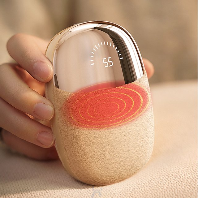Intelligent Digital Display Hand Warmer--1 Three Temperature Heating Portable Rechargeable Warmer Hand Warmer