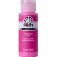 thumbnail image 1 of Folkart Matte Acrylic Craft Paint, 2 fl. oz., Bright Pink, 1 of 9