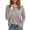 Khaki, variant on Huaizzzy Casual Loose Fit Long Sleeve T Shirt Striped Color Fall Winter Top Comfortable Soft Basic Daily Wear Tee Shirt Oversized Tees for Women Stretchy Shirts for Women Spandex Tee Stretch Shirts