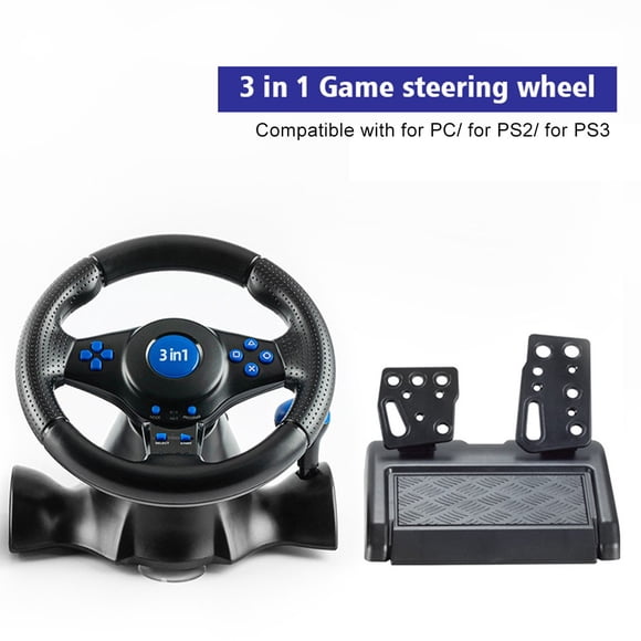 MYG Volant de Voiture USB pour Switch pour xbox pour 360 pour PS4 pour PS2 pour PS3 pour PC