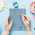 thumbnail image 4 of Meitianfacai Coil Planner 2025 Weekly Planner Diary A5 Taped Notebook Book, Blue, 4 of 6