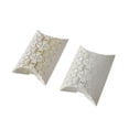 thumbnail image 3 of Youkk 50 Pieces Pillow Candy Box Wedding Party Celebration Chocolates Favors Cookies Snacks Present Gifts Package for Gold Pattern, 3 of 6