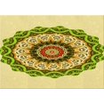 thumbnail image 1 of Ahgly Tapis Rectangulaire Lavable en Machine Intérieur Transitionnel Brun Doré Foncé, 6 Pieds x 9 Pieds, 1 of 7