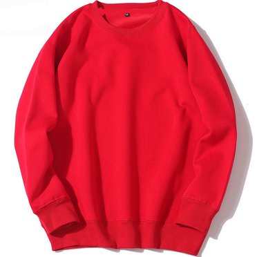 Viluyesy T-Shirt pour Hommes à Manches Longues Chemises pour Hommes Grande Taille Col Rond Hauts Unis Extensibles Doux Décontractés Légers Basique pour Hommes Tee Rouge 3TG