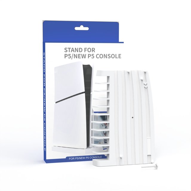 Base de Console pour PS5 Slim avec 11 Emplacements de Cartouches de Jeu Support de Rangement pour Édition Numérique et Disque Accessoires