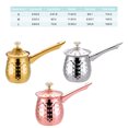 thumbnail image 3 of Ruiboury Turkish Pot Stainless Cup Turkish Pot Hand Cup For Coffee Steel Turkish Coffee Silver 600ml, 3 of 6