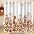 thumbnail image 3 of Shower Curtain Hooks Shower Curtain Pumpkin Maple Bathroom Waterproof Puncture-Resistant Curtain Partition Door Curtain Shower Curtain Shower Curtains for Bathroom, 3 of 6