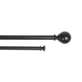thumbnail image 1 of hometrends Bola 66"-120" Black Double Rod, 1 of 1