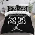 thumbnail image 1 of Jordan-4# Jordan Digital Printing Three-piece 3d Trapeze Logo Quilt Cover Air Pillowcase, 1 of 2