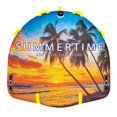 thumbnail image 1 of WOW Watersports Summertime Inflatable 2-Person Ultra Soft Top Lake Towable Tube, 1 of 5