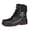 Black (Waterproof Cold Resistant), variant on SAFETOE Men's Waterproof Cow Leather Safety Boot 8-inch Composite Toe Work Boots Insulated Winter Snow Boots