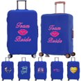 thumbnail image 2 of Luggage Cover Travel Suitcase Protective Cover for Trunk Case 18 '' -28 '' Foldable Light Elastic Suitcase Cover Bride Pattern 1Bride005 L, 2 of 6
