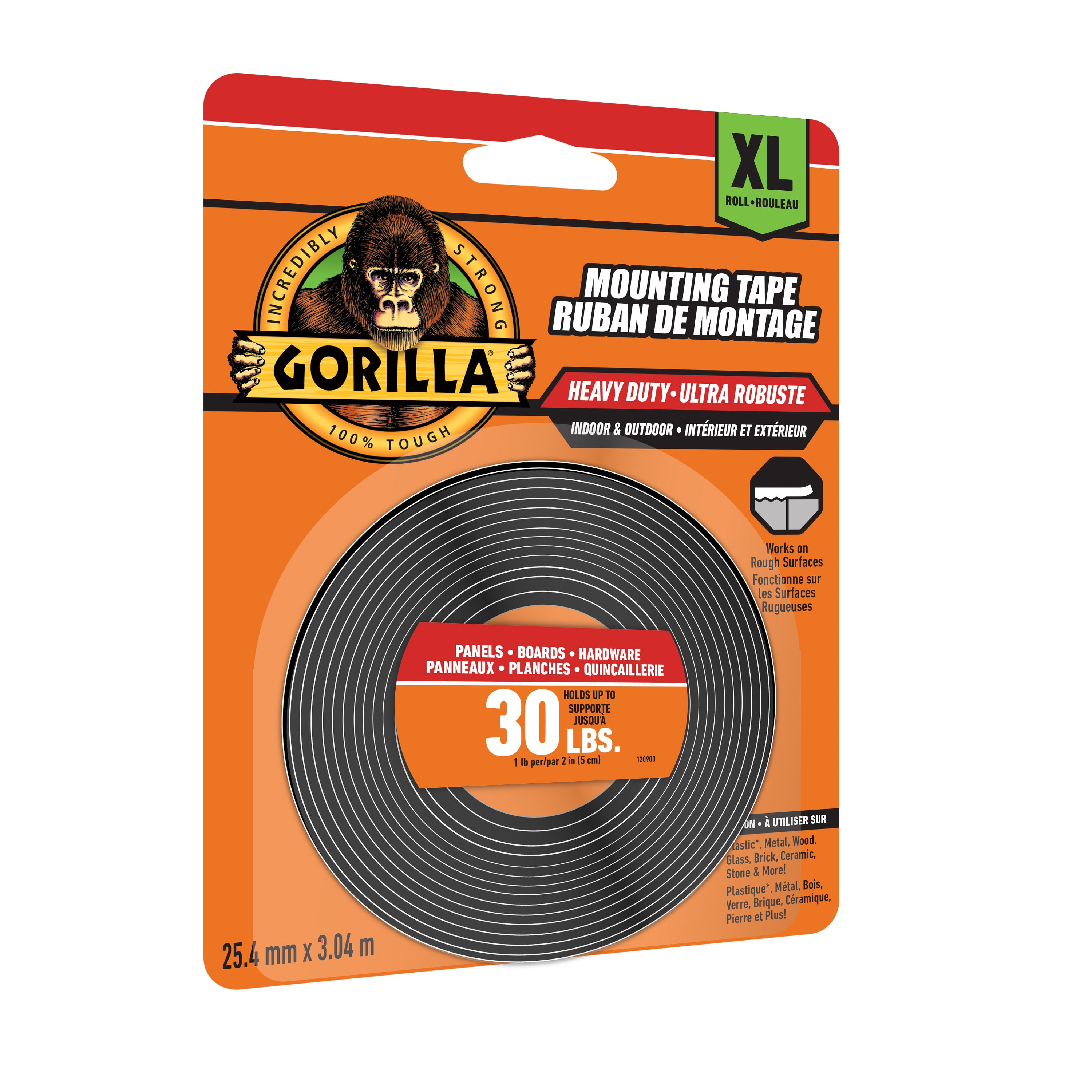 Gorilla Heavy Duty Mounting Tape 120"