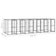 thumbnail image 4 of vidaXL Outdoor Dog Kennel Steel 14.52 m², 4 of 4