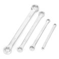 thumbnail image 3 of Wrench, Car Repair Tool, 4Pcs/Set Silver Practical Double End Wrench, For Automotive Car Woodworking Industry, 3 of 8