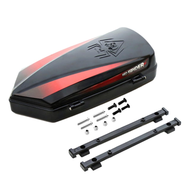 ziyahi Luggage Carrier Rack RC Roof Luggage Box Spare Parts For Remote Control Modifications More Durable And Sturdy Offering . black 180x85x42mm
